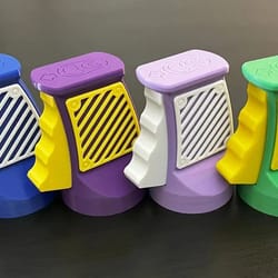 multi-purpose jar & bottle opener with anti-slip cap twister