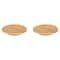 Bamboo Wine Glass Topper Appetizer Plate Charcuterie Board Topper Drink Cover For Parties 6