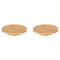 Bamboo Wine Glass Topper Appetizer Plate Charcuterie Board Topper Drink Cover For Parties 6