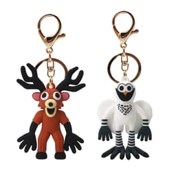handcrafted deer & owl cartoon animal keychain bag pendant charm for kids gifts