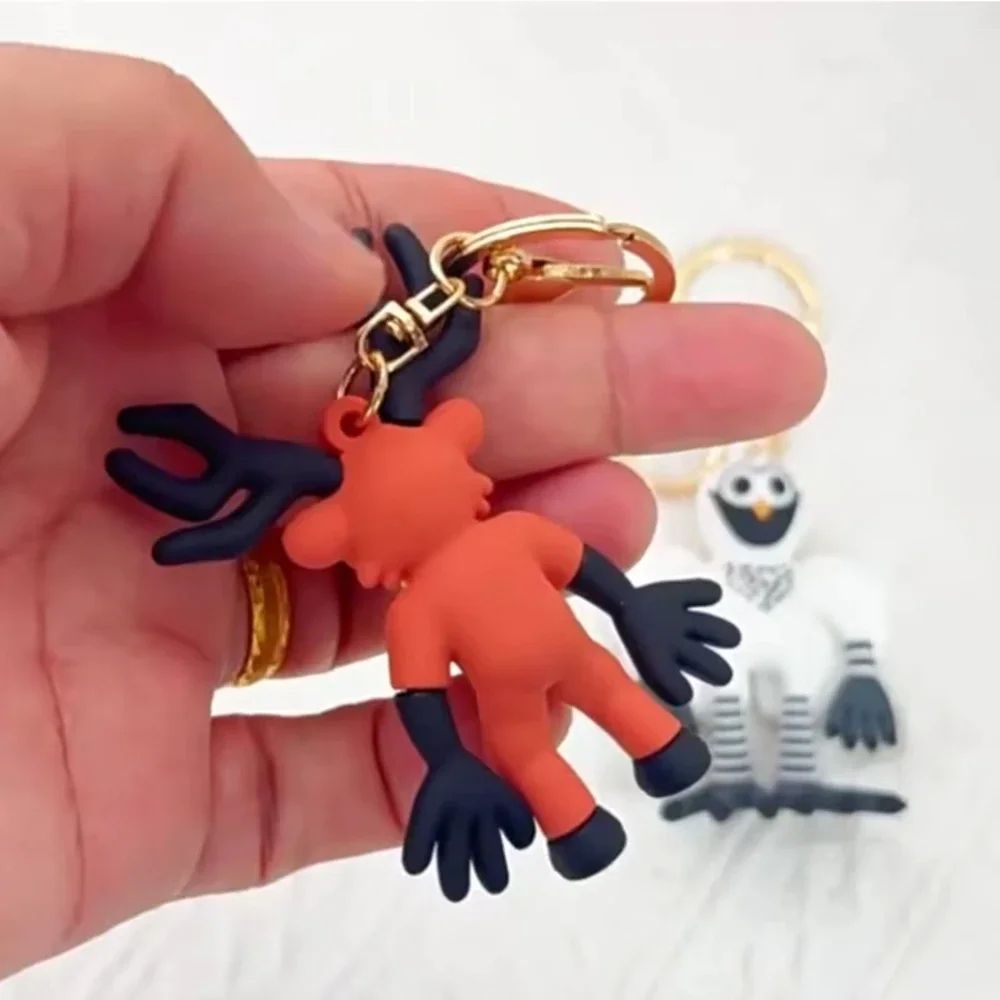 Handcrafted Deer Owl Cartoon Animal Keychain Bag Pendant Charm For Kids Gifts 2