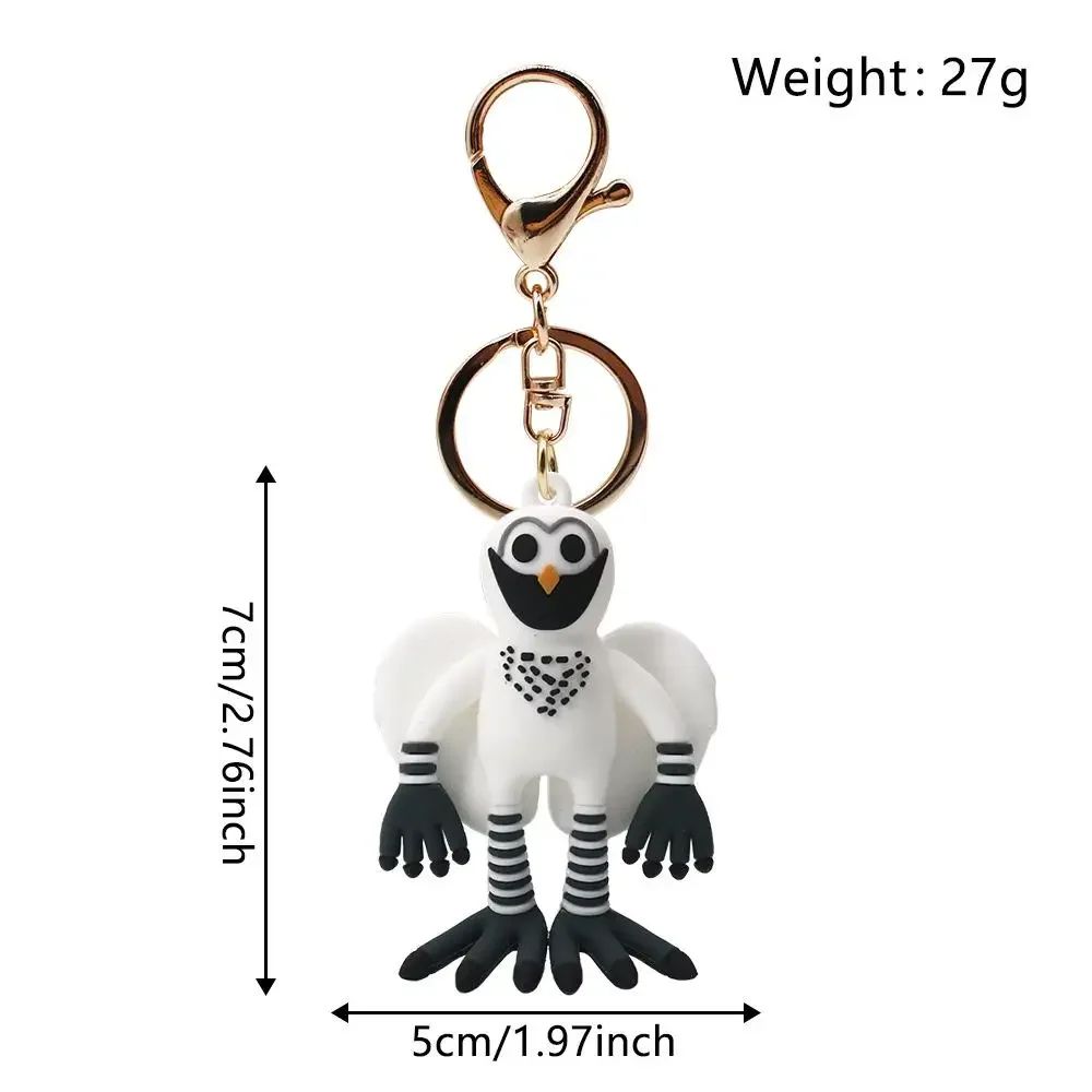 Handcrafted Deer Owl Cartoon Animal Keychain Bag Pendant Charm For Kids Gifts 6