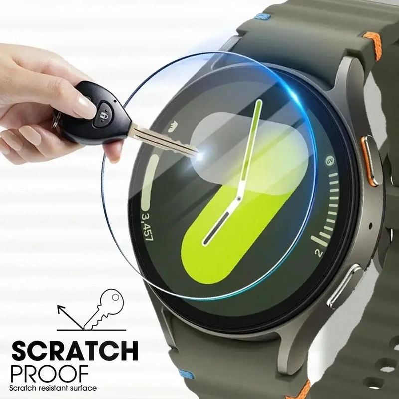 Samsung Galaxy Watch 7 Tempered Glass Screen Protector 40mm44mmUltra 9H HD AntiScratch BubbleFree 3