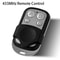 433MHz Remote Control Duplicator 4Button Metal Key Fob For Garage Doors Gates 0