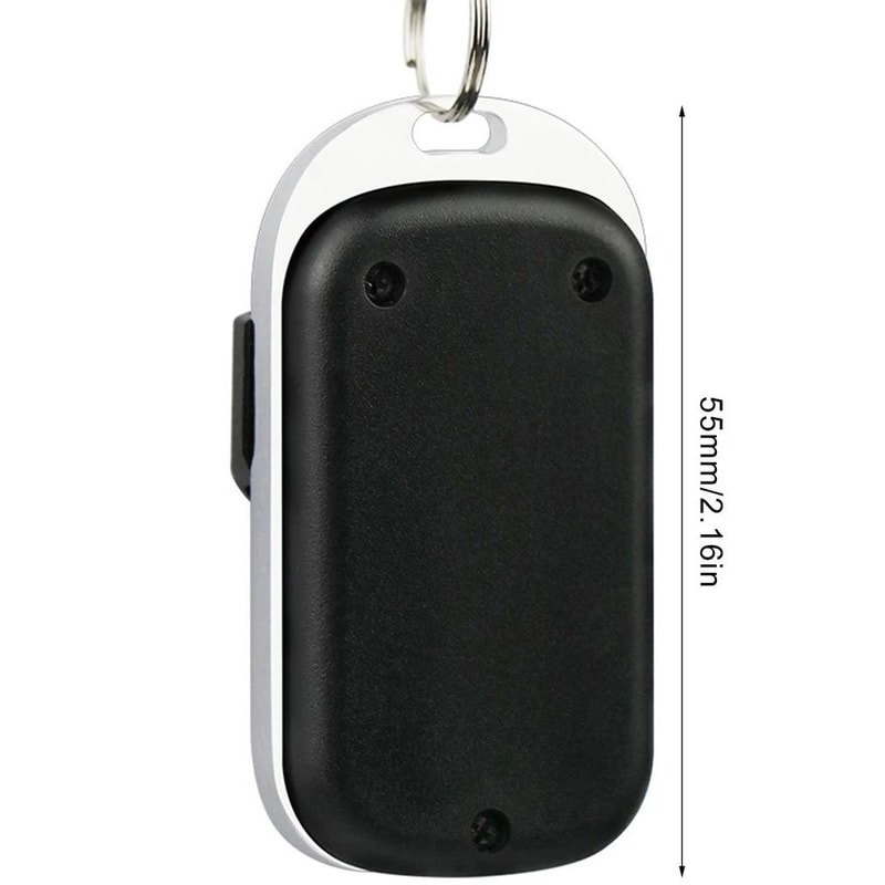 433MHz Remote Control Duplicator 4Button Metal Key Fob For Garage Doors Gates 5