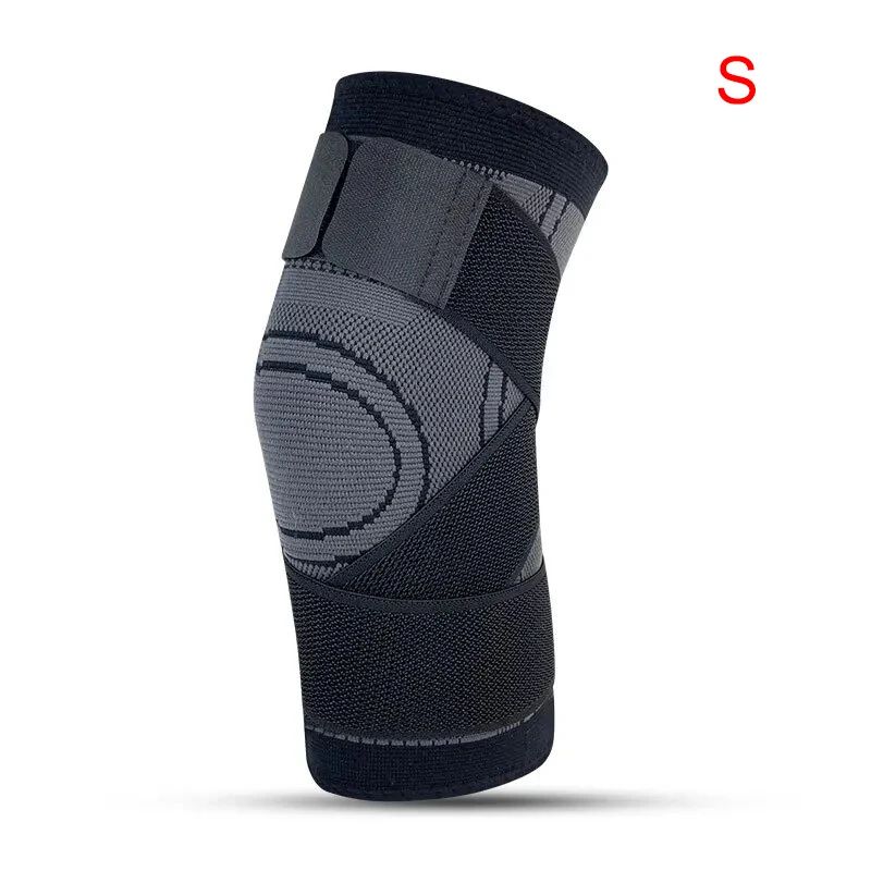 Adjustable Knee Compression Sleeve With Patella Stabilizer Strap For Sports Running 6