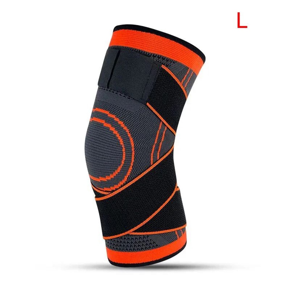 Adjustable Knee Compression Sleeve With Patella Stabilizer Strap For Sports Running 11