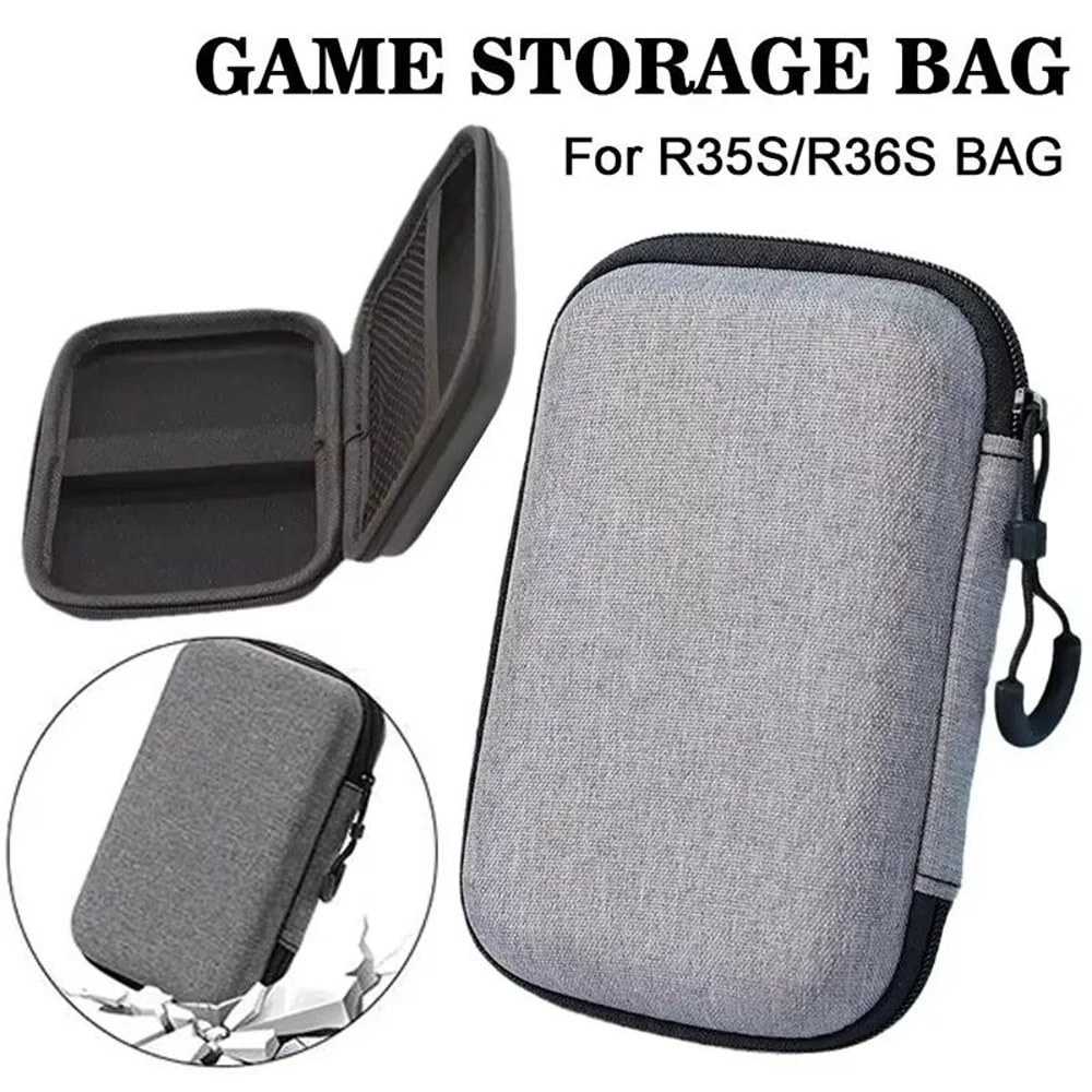 EVA Hard Shell Travel Case For R36SR35S Handheld Game Console 0