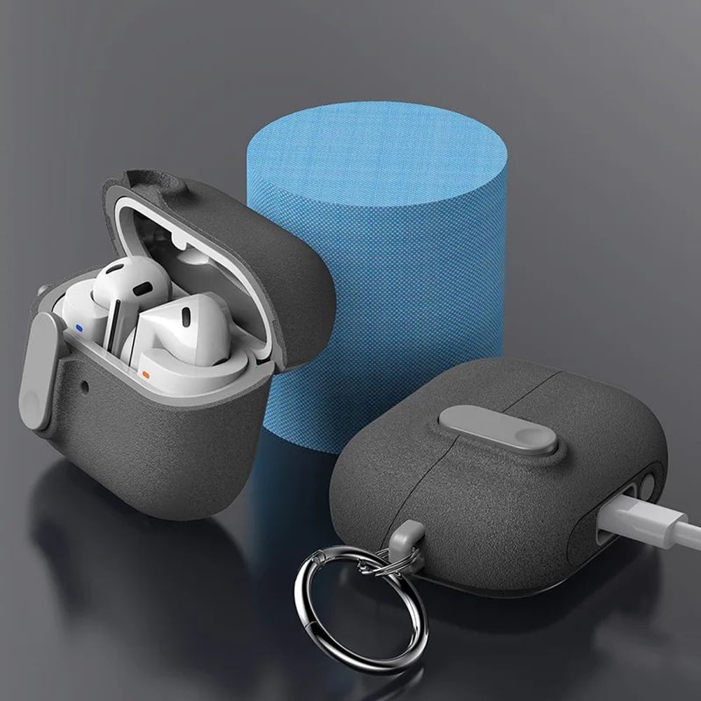 Locking Galaxy Buds 3 Case With Keychain Clip Shockproof Protective Cover Fits Buds 3 Buds 3 Pro 4