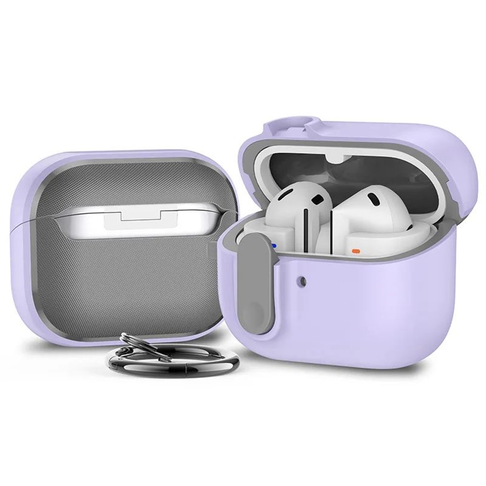 Locking Galaxy Buds 3 Case With Keychain Clip Shockproof Protective Cover Fits Buds 3 Buds 3 Pro 11