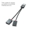 2Port USB Splitter Hub Cable For Car Laptop Dual USB Adapter For Charging Data 6