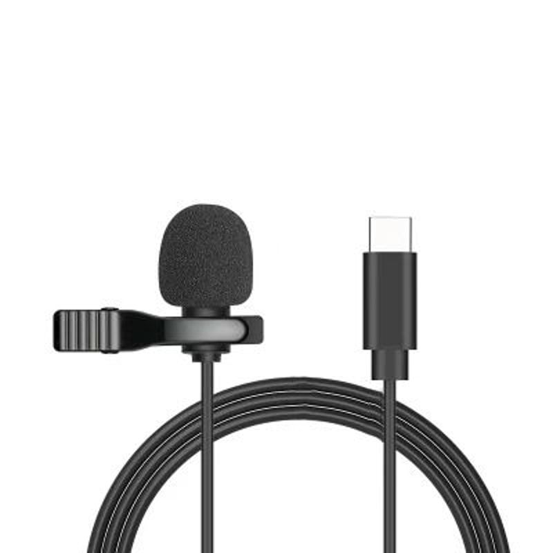 15m Wired Lavalier Microphone ClipOn Lapel Mic With USBC 35mm For Clear Voice 8