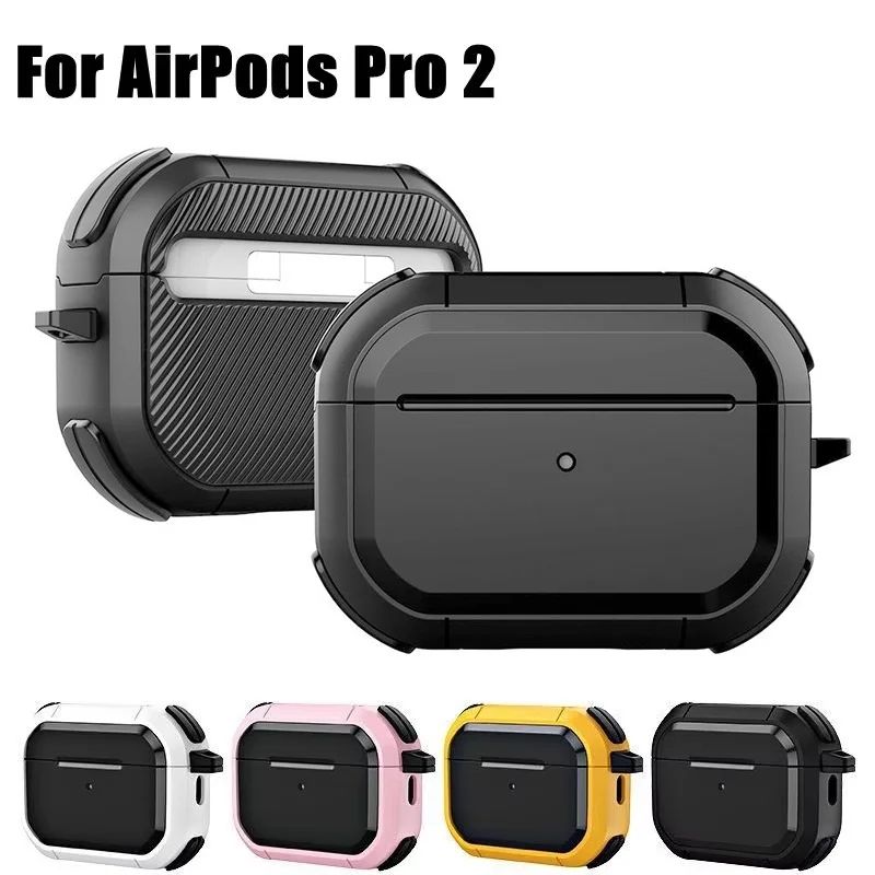 Shockproof Protective AirPods Case With Keychain Clip For AirPods Pro 21 And AirPods 123 0