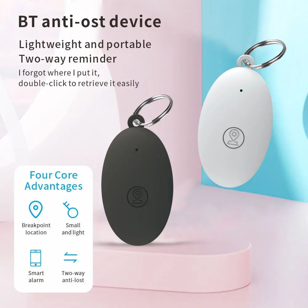 Mini Bluetooth Tracker Key Finder AntiLost Smart Item Locator 5
