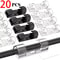 Adhesive Cable Clips 20Pack SelfAdhesive Desk Home Cord Organizer For Clean Cable Management 0