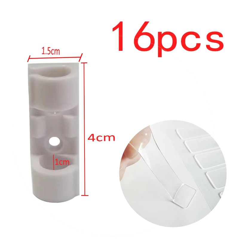 Adhesive Cable Clips 20Pack SelfAdhesive Desk Home Cord Organizer For Clean Cable Management 10