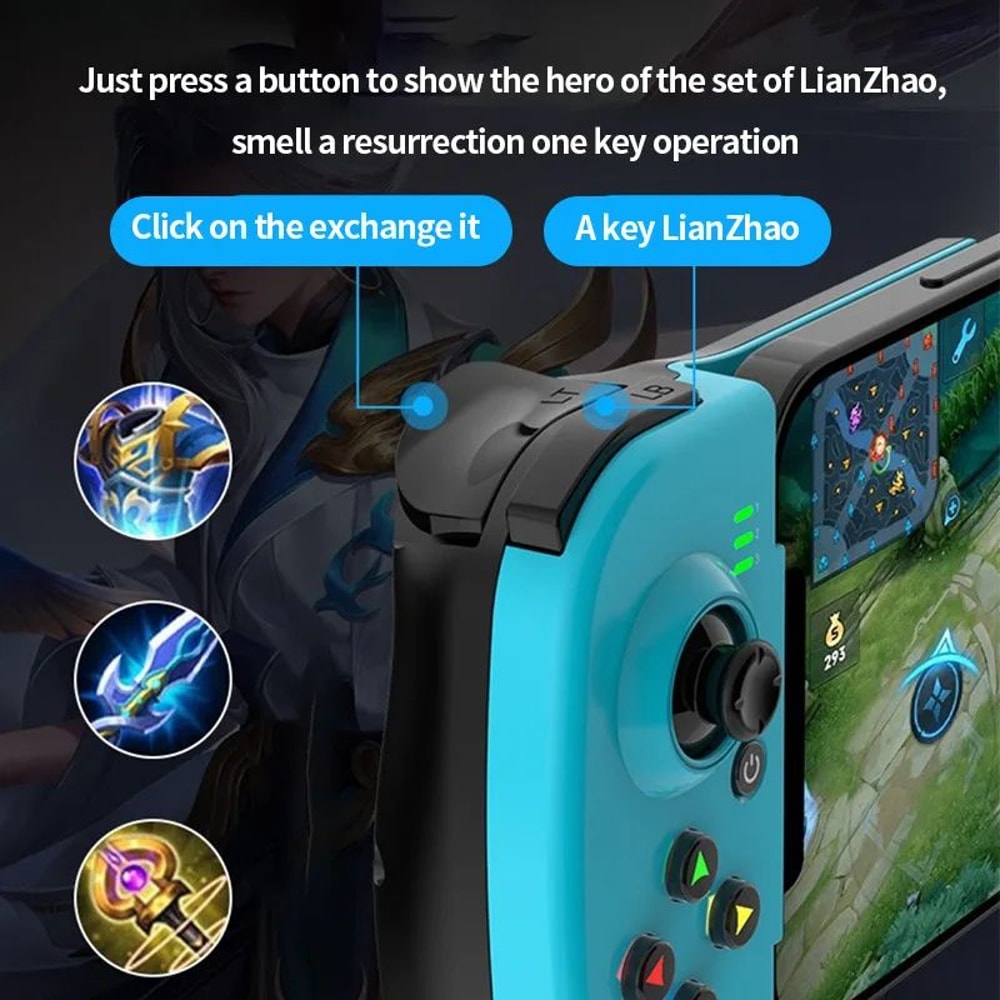 Mobile Game Controller D3 Bluetooth 50 Stretchable Gamepad For IPhone Android 3