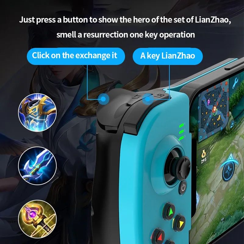 Mobile Game Controller D3 Bluetooth 50 Stretchable Gamepad For IPhone Android 3