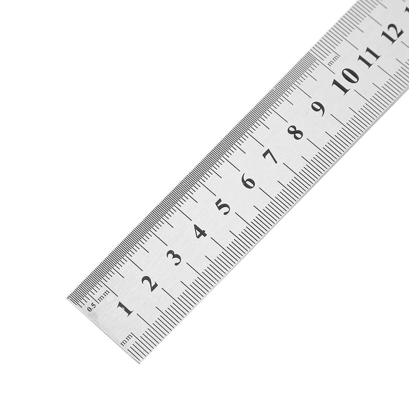 Stainless Steel Straight Ruler For Drafting And Daily Measuring DualScale Stainless Steel Ruler 5