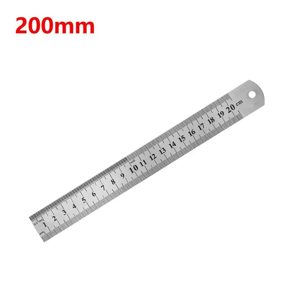 Stainless Steel Straight Ruler For Drafting And Daily Measuring DualScale Stainless Steel Ruler 8