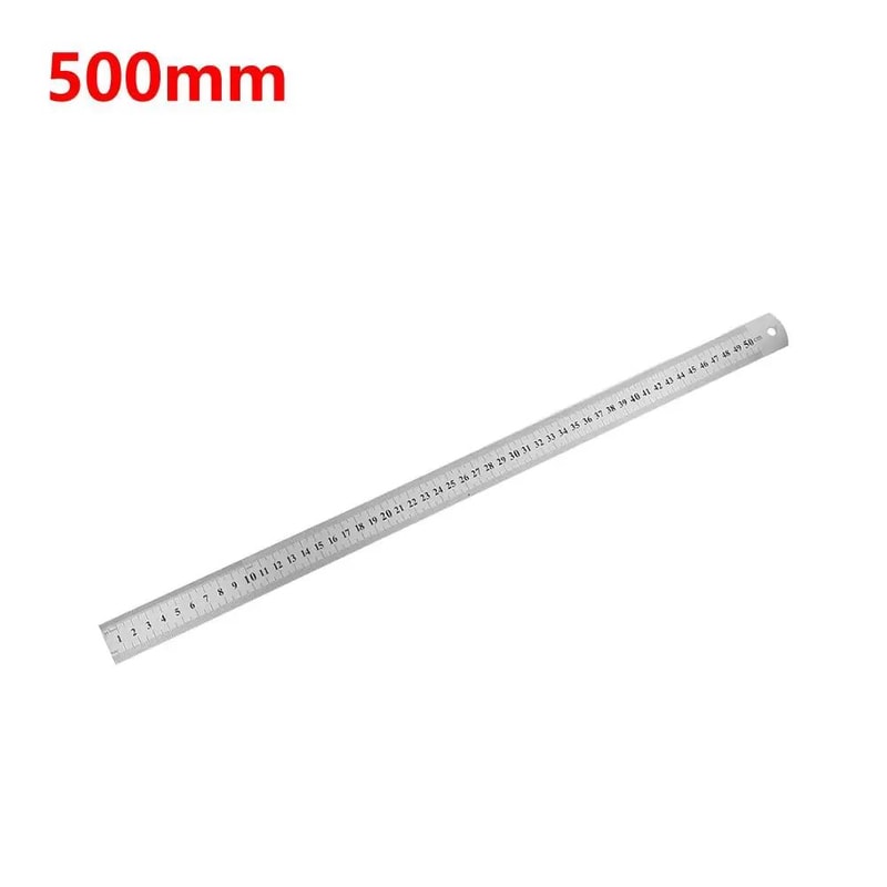 Stainless Steel Straight Ruler For Drafting And Daily Measuring DualScale Stainless Steel Ruler 11