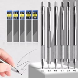 prodraft full metal mechanical pencil set (0.3–2.0mm) for writing & drawing