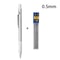 ProDraft Full Metal Mechanical Pencil Set 0320mm For Writing Drawing 7