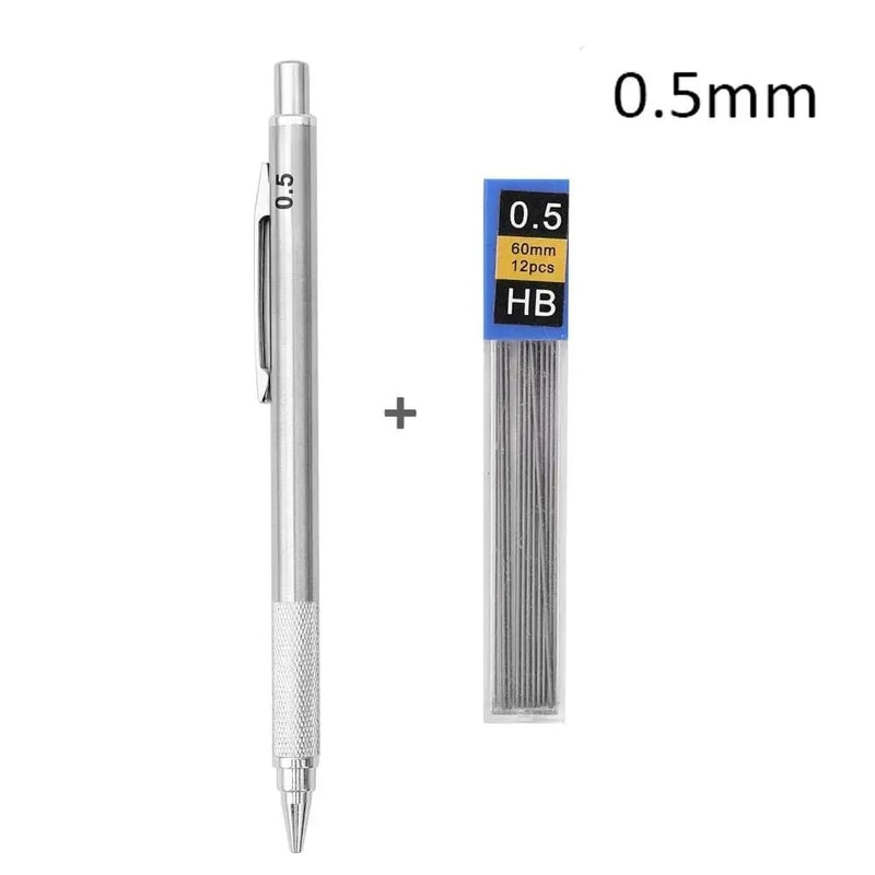 ProDraft Full Metal Mechanical Pencil Set 0320mm For Writing Drawing 7