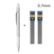 ProDraft Full Metal Mechanical Pencil Set 0320mm For Writing Drawing 14