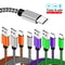 3m USBA To USBC Nylon Braided Fast Charging Data Cable 3A 0