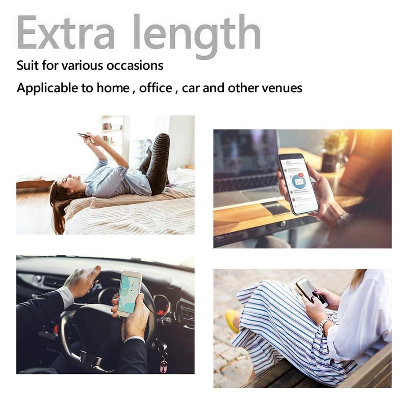 3m USBA To USBC Nylon Braided Fast Charging Data Cable 3A 5