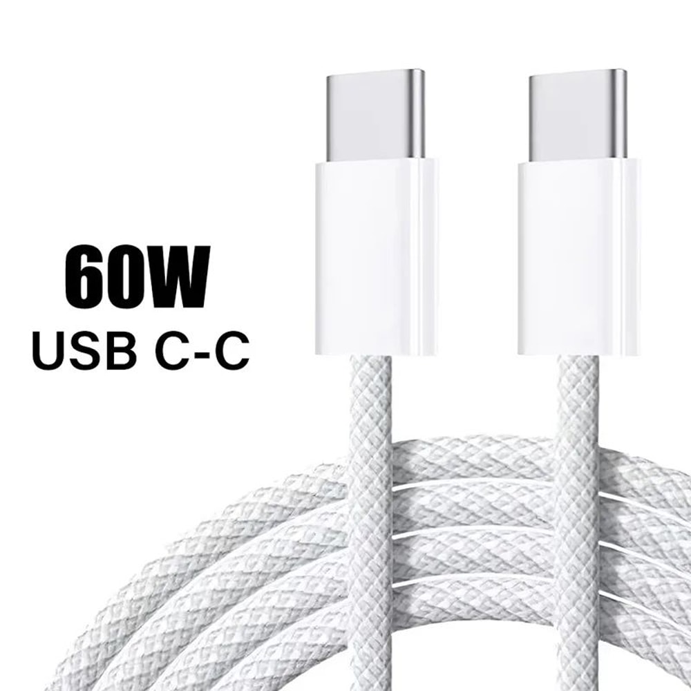 HighSpeed 60W USBC To USBC PD Charging Cable For IPhone 15 IPad MacBook TypeC Devices 0