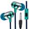 9D HiFi Wired InEar Earphones 35mm Earbuds With Mic NoiseIsolating Sport Fit 7