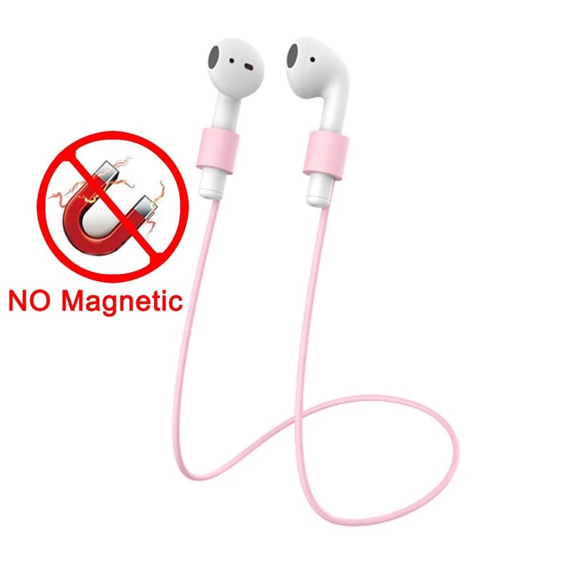 Magnetic Silicone Wireless Earbuds Neck Strap For AirPods Bluetooth Earbuds AntiLost Lanyard 25