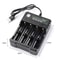4Slot Universal 18650 Battery Charger 110V240V For 1450016340166501835018500 2