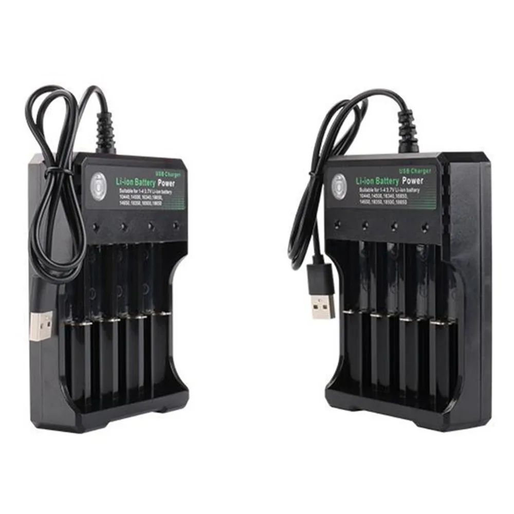 4Slot Universal 18650 Battery Charger 110V240V For 1450016340166501835018500 3