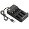 4Slot Universal 18650 Battery Charger 110V240V For 1450016340166501835018500 7
