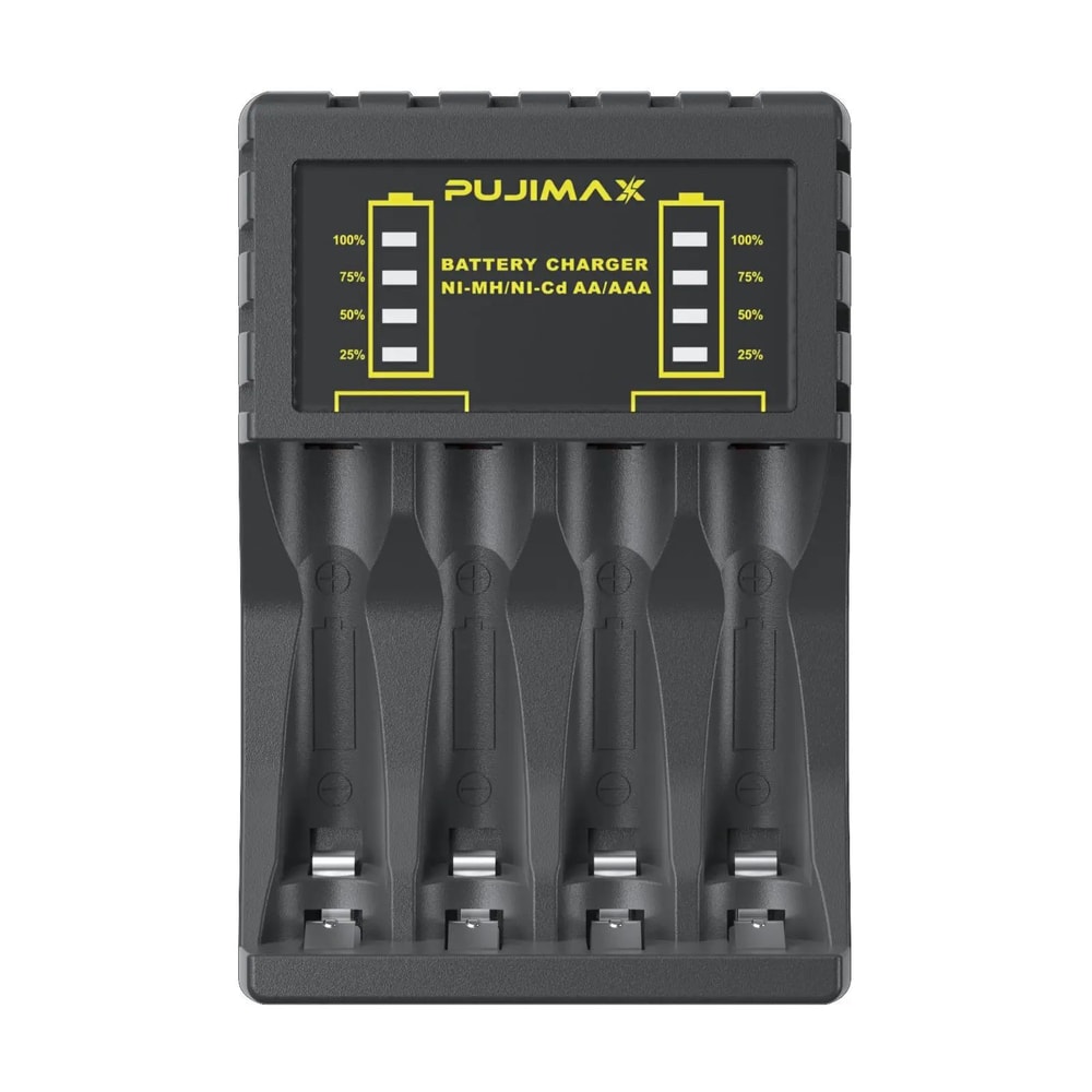 4Slot AA AAA Battery Charger USB Smart Charger With LED Indicators For Rechargeable Batteries 3