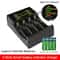 4Slot AA AAA Battery Charger USB Smart Charger With LED Indicators For Rechargeable Batteries 4