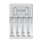 4Slot AA AAA Battery Charger USB Smart Charger With LED Indicators For Rechargeable Batteries 6