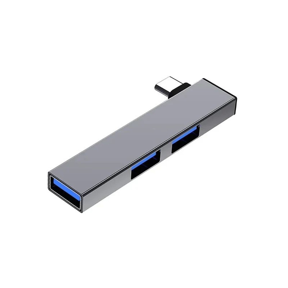 3Port USBC Hub OTG Adapter For Laptops And Phones Compact USB C To USB Adapter 4