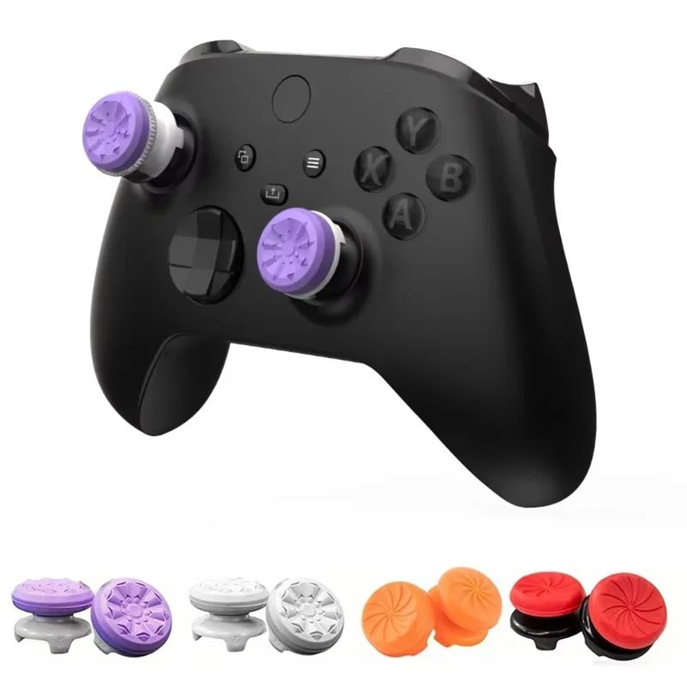 PS4PS5 Silicone Thumb Stick Grips With Controller Thumbstick Extenders For Smoother Aim 0
