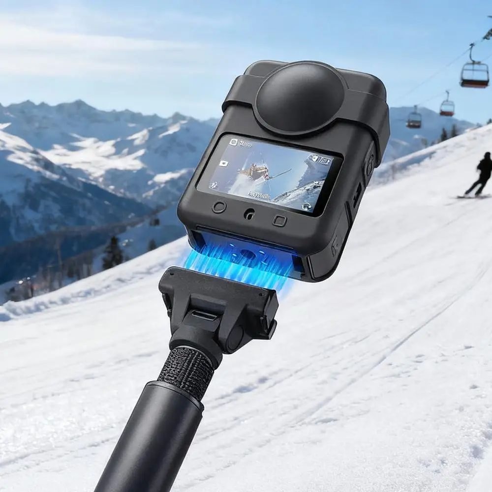 DJI Osmo 360 Silicone Case With Lens Cap Wrist Strap Soft Shockproof Camera Case For Scratch Dro 2