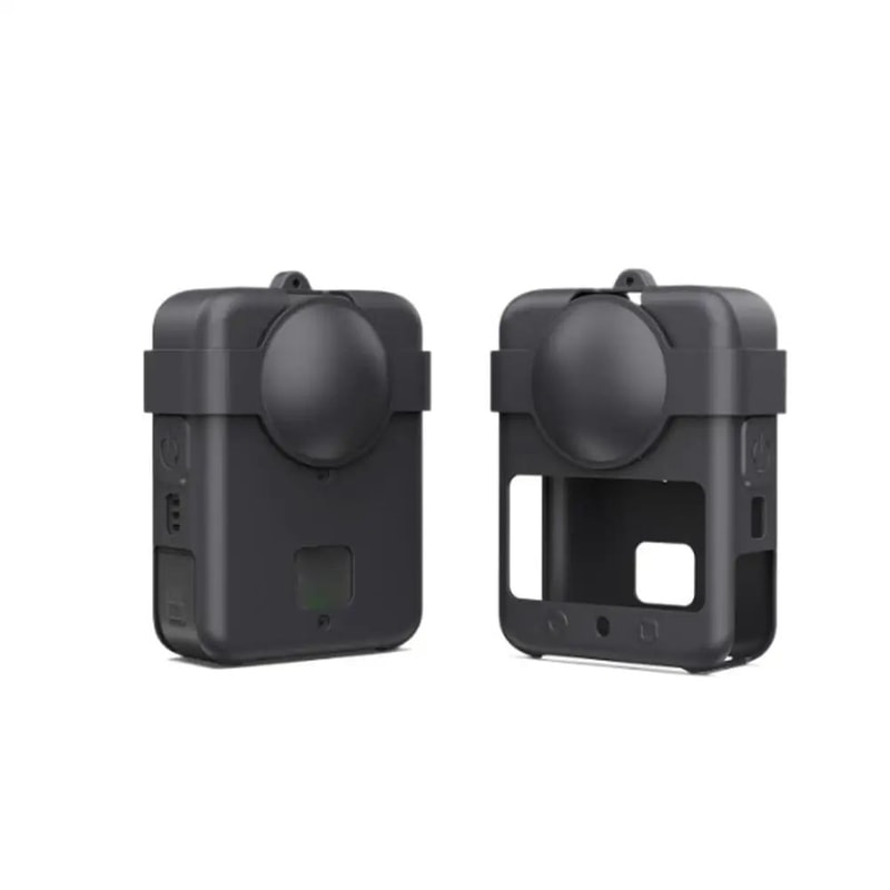 DJI Osmo 360 Silicone Case With Lens Cap Wrist Strap Soft Shockproof Camera Case For Scratch Dro 3