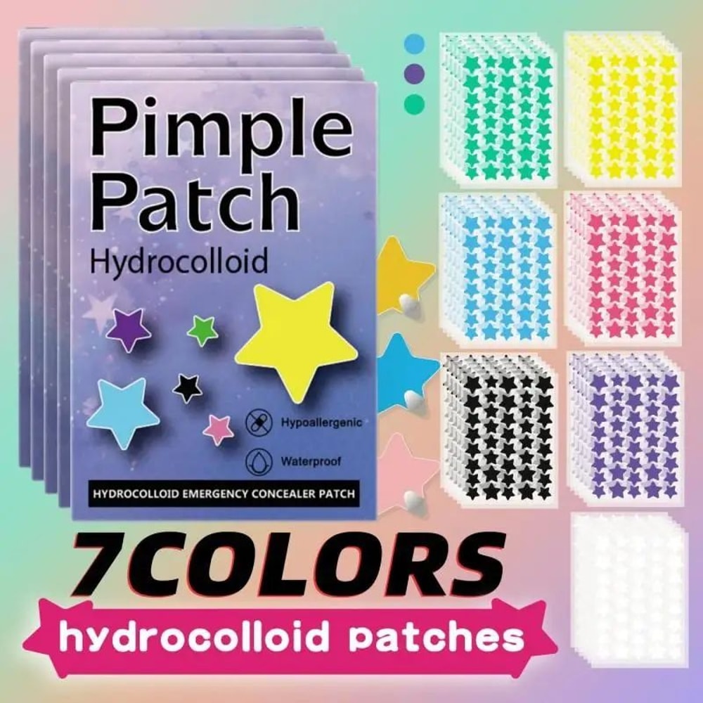 StarGlow 1400Piece Acne Patch Set Star Pimple Patches Acne Spot Stickers Pimple Patch Stickers 0