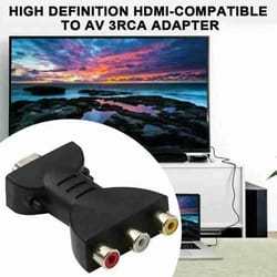 hdmi to rca adapter cable – hdmi to av converter lead for older tvs, projectors & av inputs