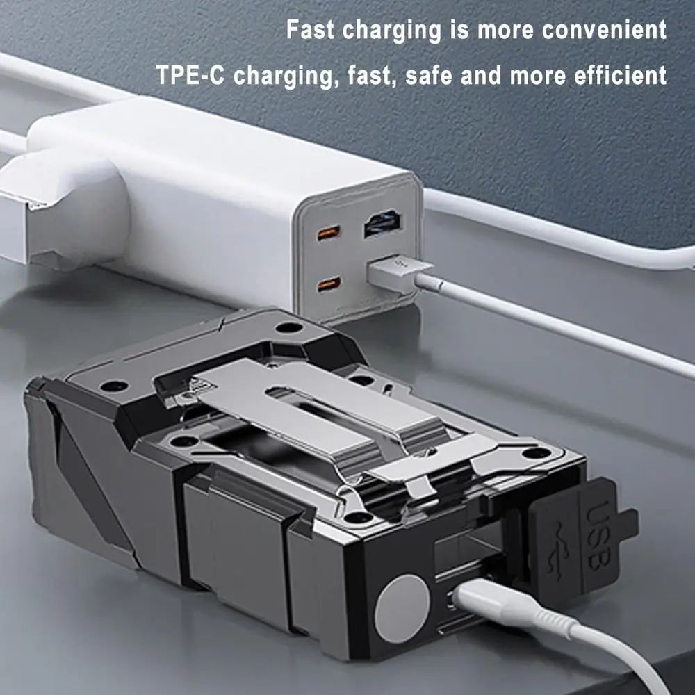 UltraBright Rechargeable Headlamp With Hook Mount Portable LED Work Light Handsfree Flashlight For 3