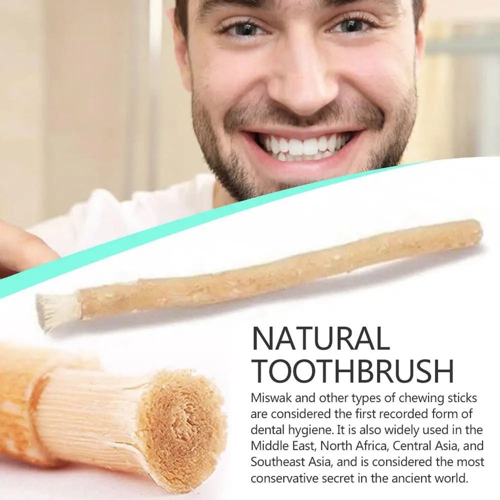 Natural Miswak Toothbrush Stick Siwak Tooth Stick For Fresh Breath Brighter Teeth 1