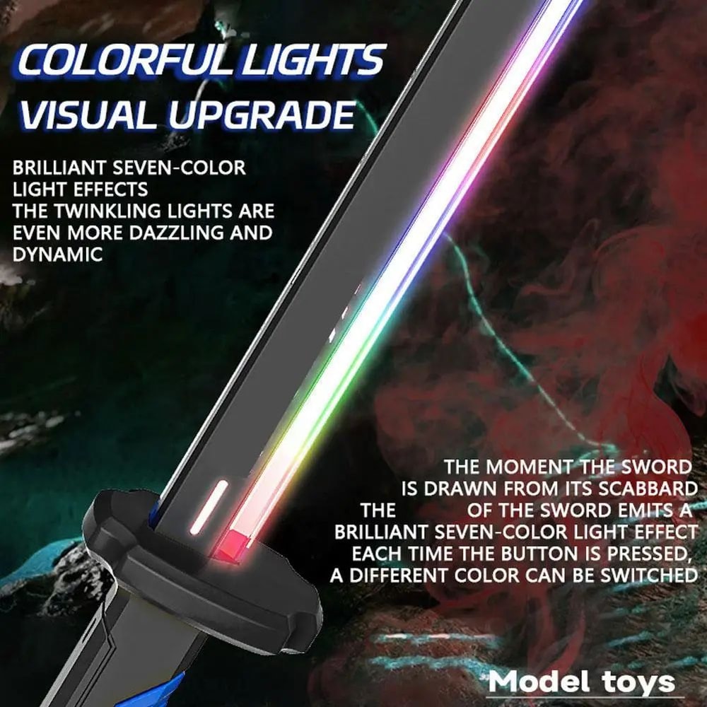 Star Spray Lightsaber Toy DoubleBlade Light Up Sword With Fog Glow Effect 4