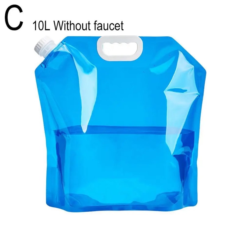 Outdoor Camping Water Container With Faucet Foldable Portable Water Bag For Camping RV Picnic 8